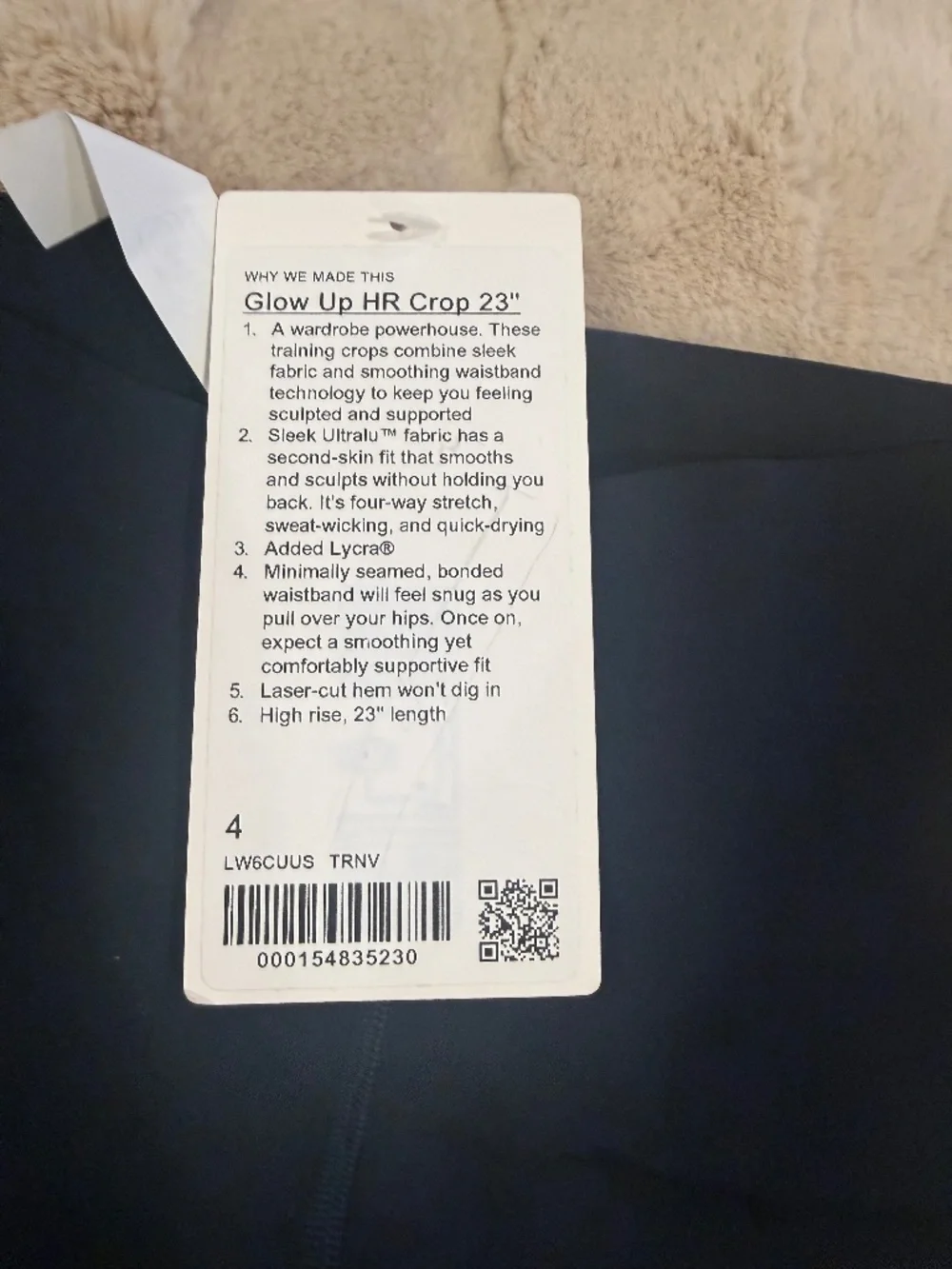 New With Tags - Glow Up HR Crop 23